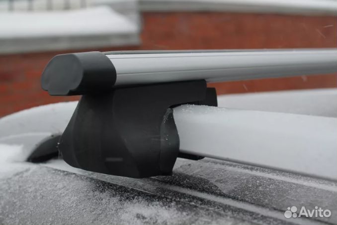 Багажник favorit на рейлинги с аэродинамическими д