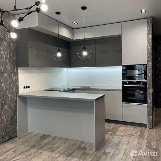 Современная кухня на заказ мдф фасады