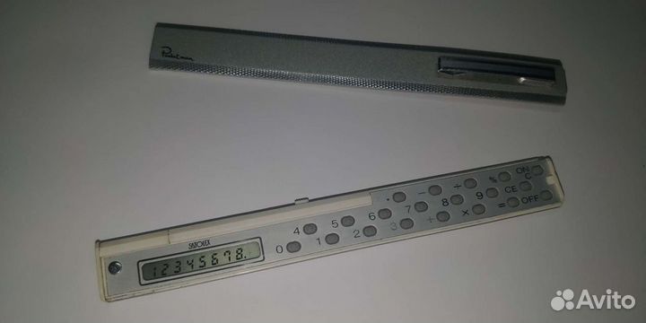 Винтажный ретро калькулятор ручка