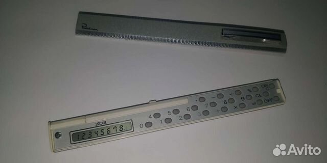 Винтажный ретро калькулятор ручка