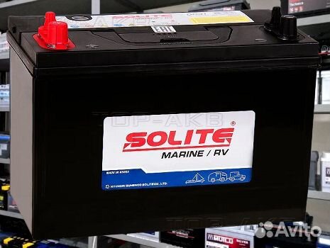 Аккумулятор лодочный solite DC31 105Ah 700A Пп