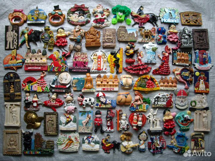 Магниты на холодильник абс Керамика Еда Человечки