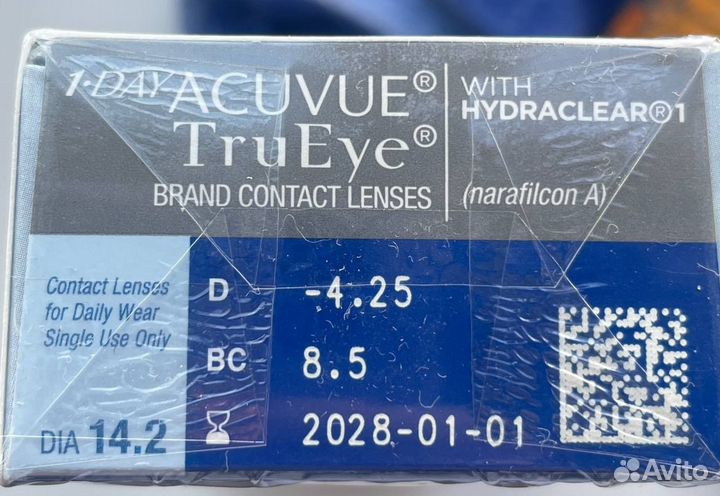 Линзы acuvue trueye