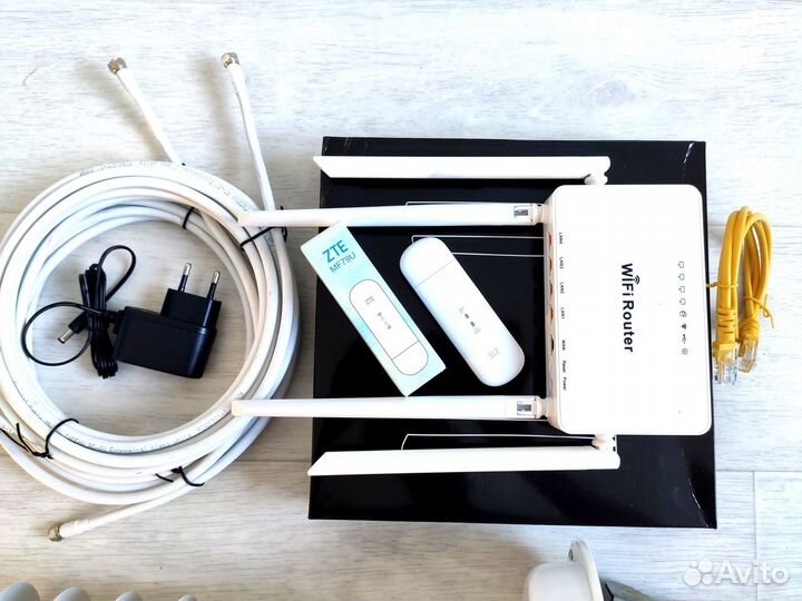 Комплект интернета LTE 4G 17-20Дб Пушка ZTE MF79