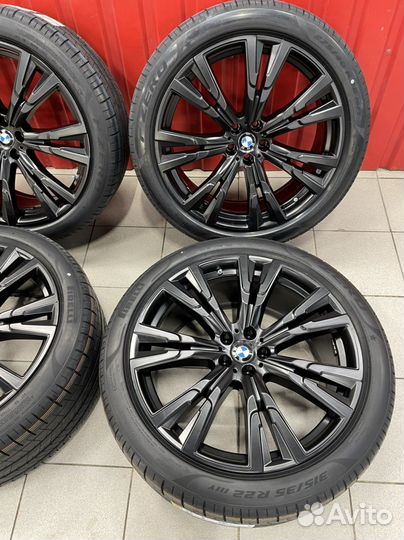 Новое Лето Black matt 22 X7 G07 BMW 756 стиль