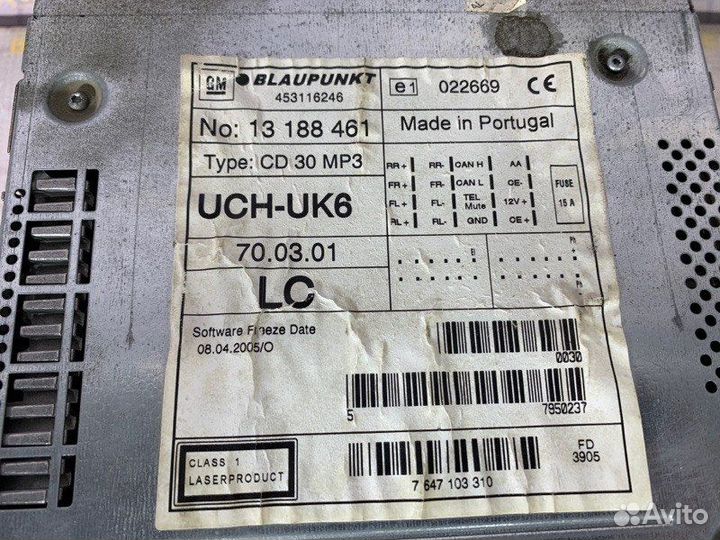 Магнитола Opel Astra H 2006