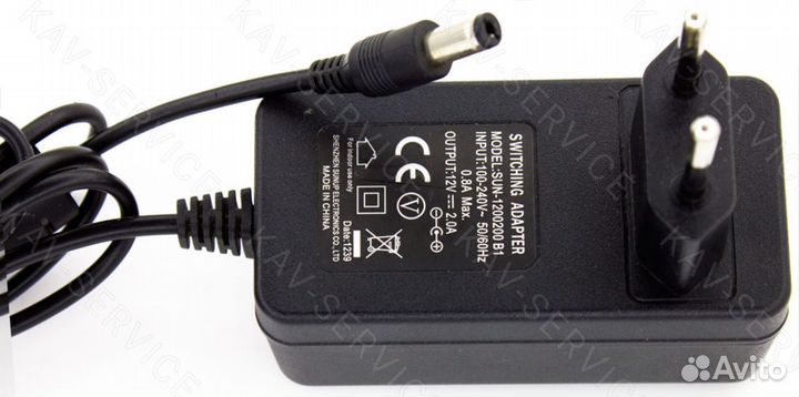 Блок питания 220V/12V 3.0A LX-1203 (5.5X2.5)