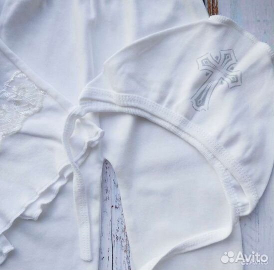 Крестильный набор для малыша, новый, 0-12 месяцев