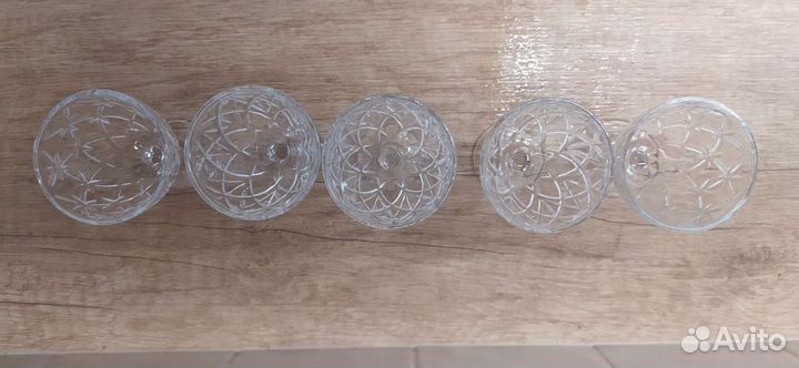 Хрустальные рюмки на ножке СССР