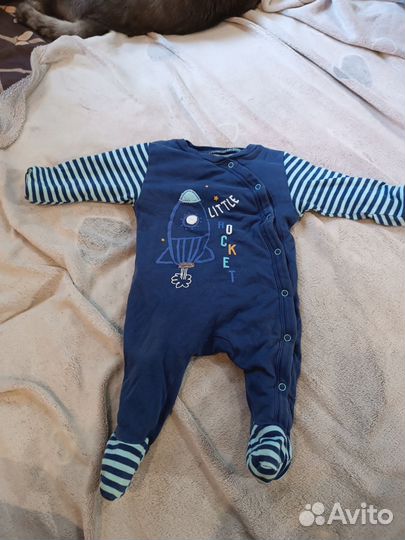 Утепленный боди для мальчика