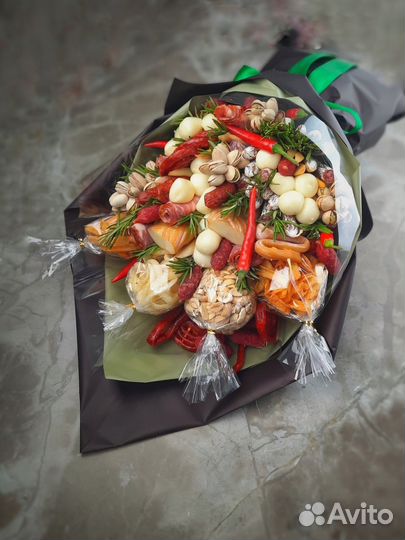 Мужские букеты съедобные