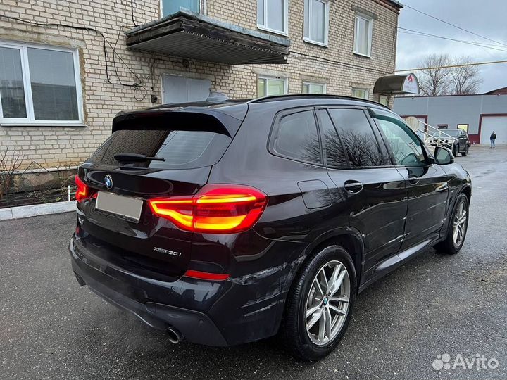 BMW X3 2.0 AT, 2018, битый, 126 000 км