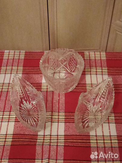 Хрустальные салатники.СССР