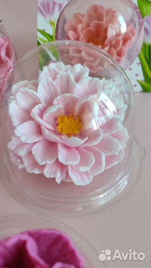 Мыло ручной работы. Пион. 8 марта