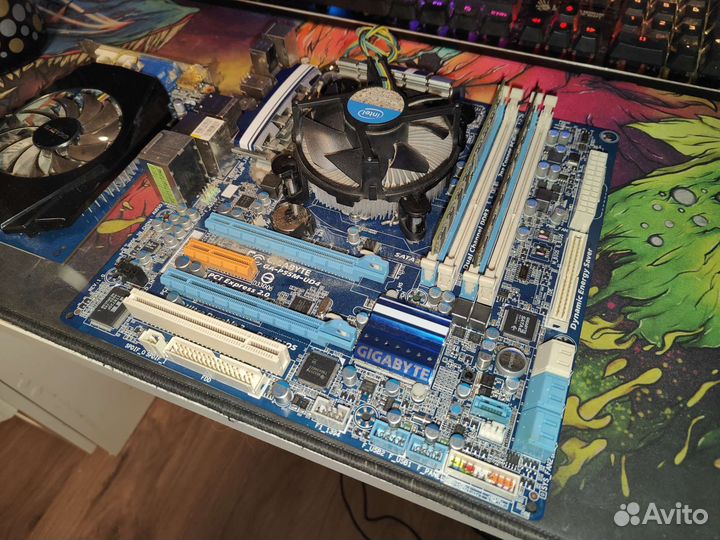 Комплект платформенный. Мать, проц, озу, карта