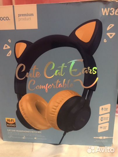 Проводные наушники Hoco W36 новые