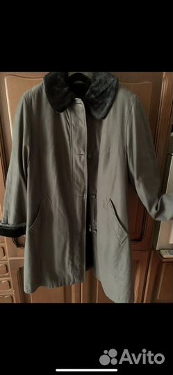 Пальто женское утепленное р 50-52