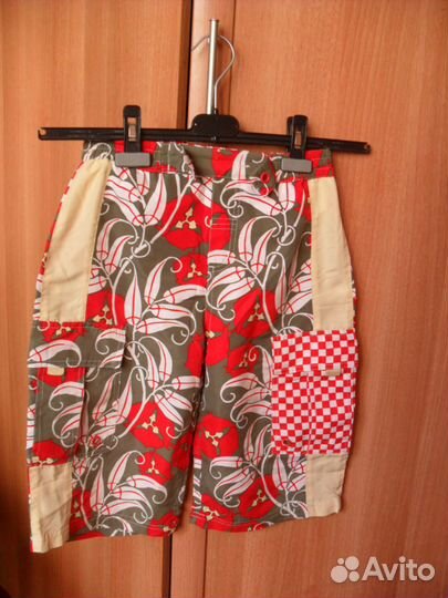 Шорты пляжные, рост 140-150