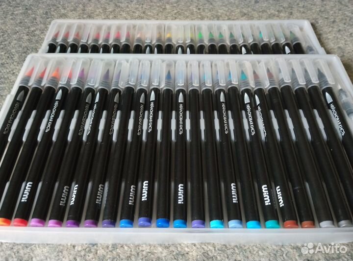 Акварельные маркеры для скетчинга WiMi (48 кистей)