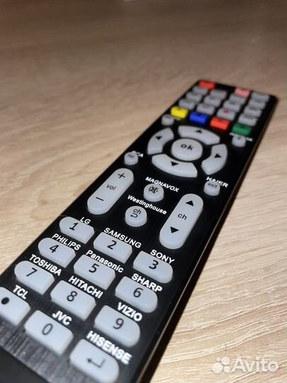 Пульт для телевизора универсальный с подсветкой
