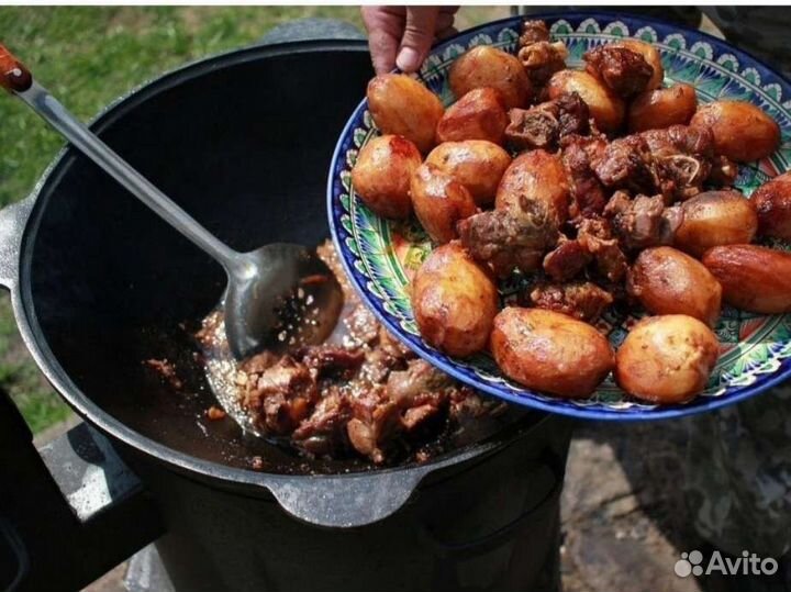 Казан чугунный 10л