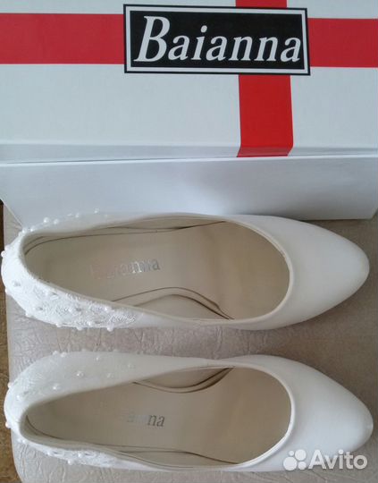 Туфли свадебные (белые)