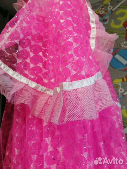 Балдахин ярко розовый, новый без бирки