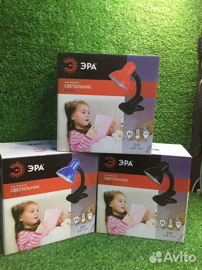 В продаже настольные светильники E27