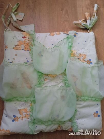 Органайзер подвесной на кроватку хлопок