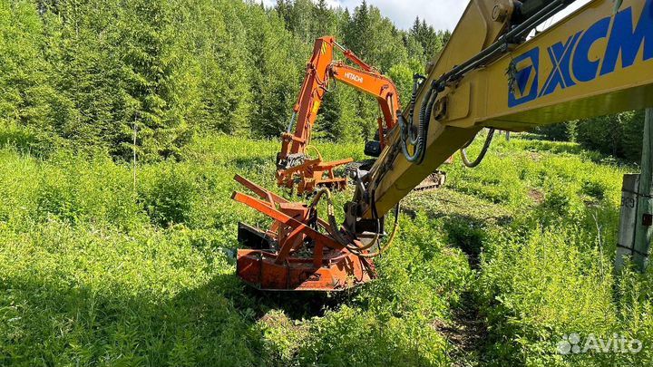 Мульчep диcкoвый для экcкaвaтopa