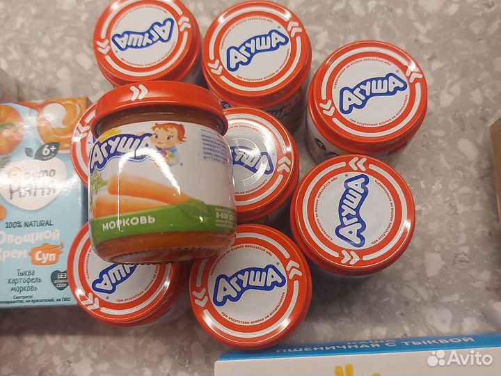 Детское питание пюре мясное овощное смесь каши