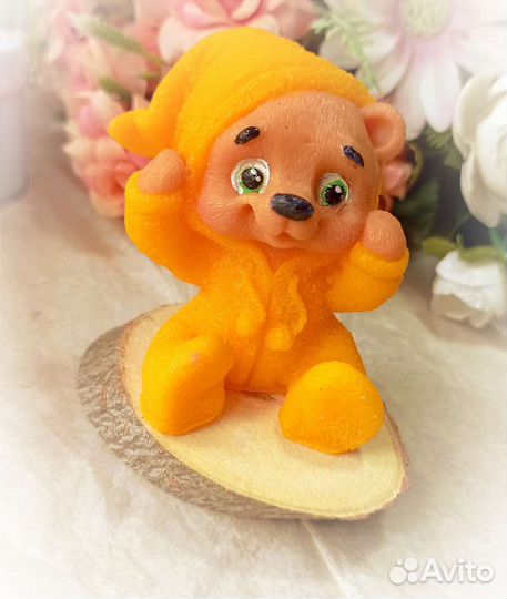 Мыло ручной работы дракончик, мишка, единорожка