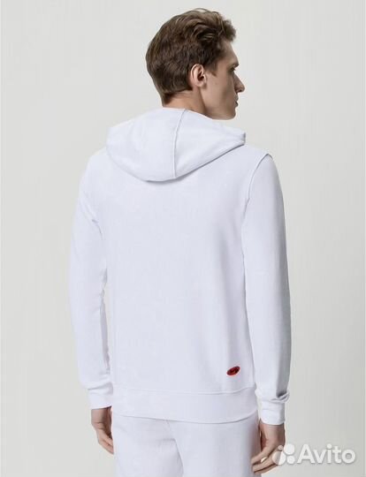 Supreme Grip.White.новый хлопковый худи. XL