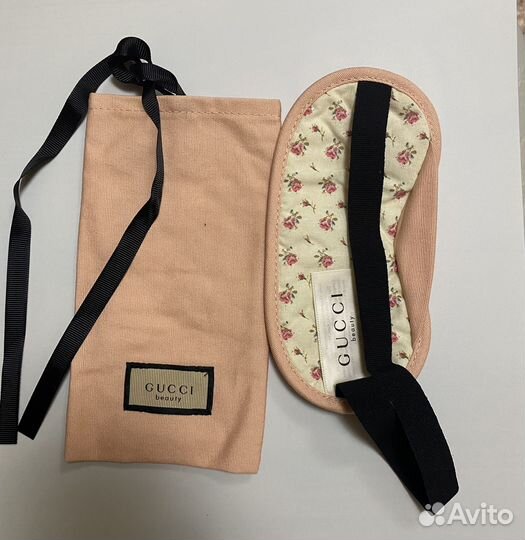 Gucci маска для сна, гребень,тушь