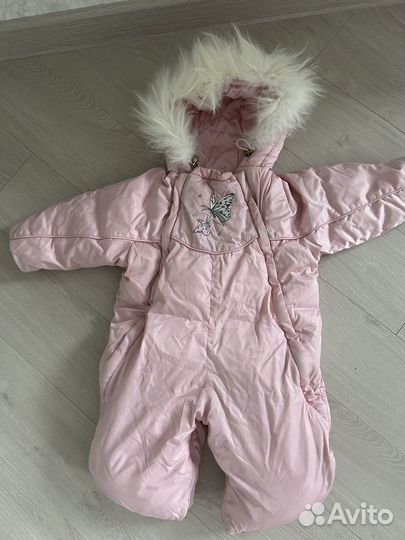 Комбинезон зимний 0-9 мес