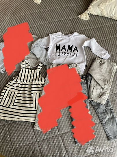 Джинсы, джемпер, лонгслив