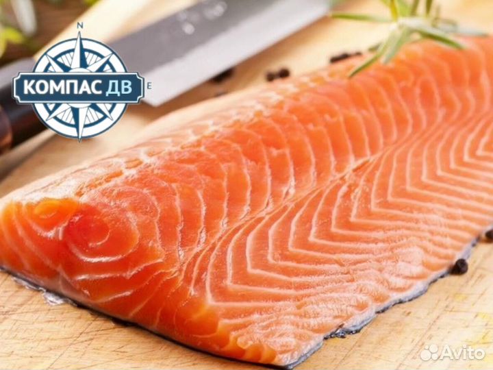 Филе лосося свежемороженая