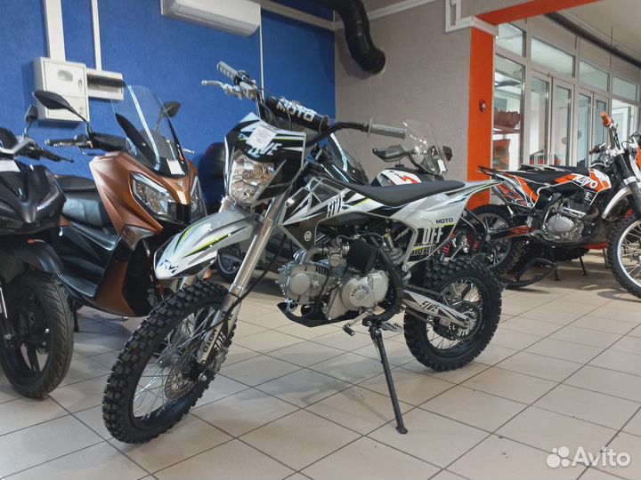 Питбайк Regulmoto Five бело-черный