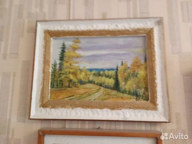 Картины маслом, на холсте и фанере, в рамах