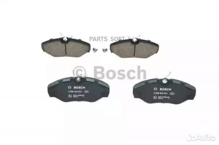 Bosch 0986424531 К-т дисков. тормоз. колодок