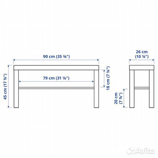 Подставка под телевизор IKEA lack