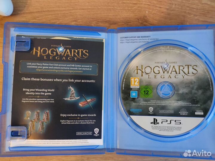 Hogwarts legacy PS5 диск