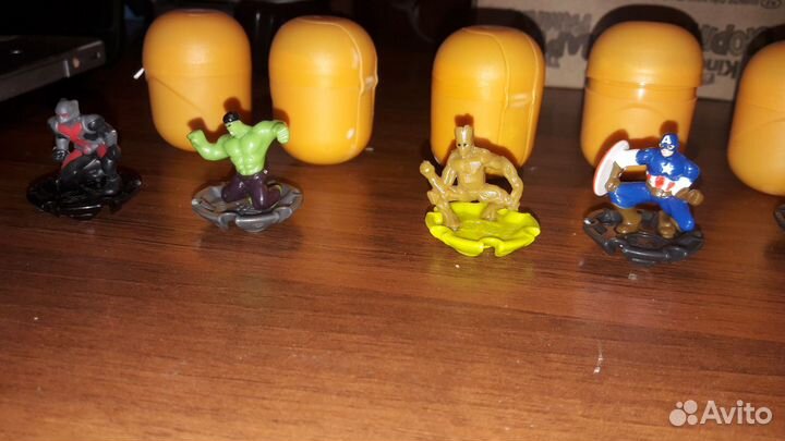 Марвел+бегемоты 2019 г. (Киндер-сюрприз)