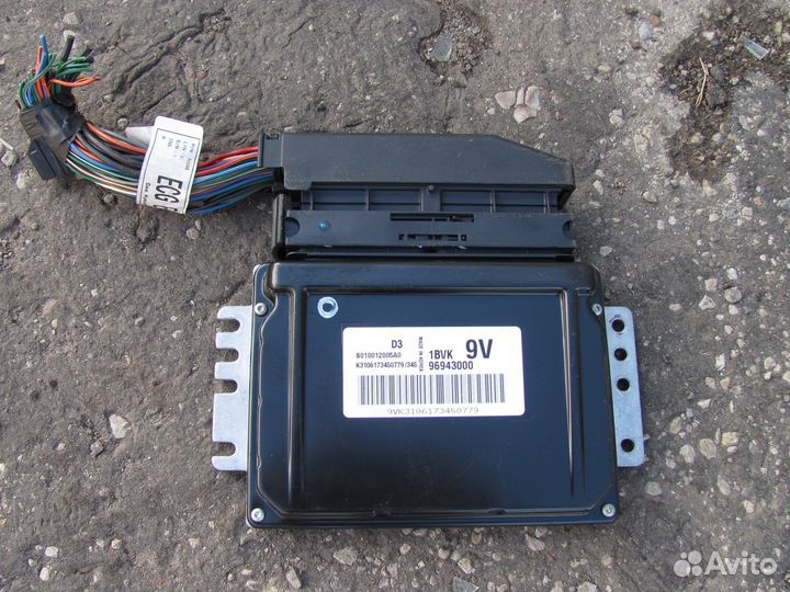 Блок управления двигателем Daewoo matiz дэу матиз