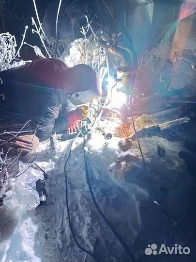 Отогрев водопровода отопления Сварочные работы