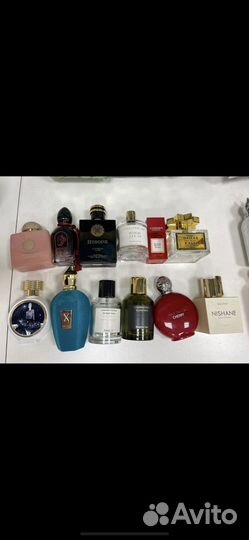 Пустые флаконы парфюмерии