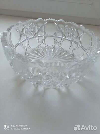 Салатница, хрусталь СССР