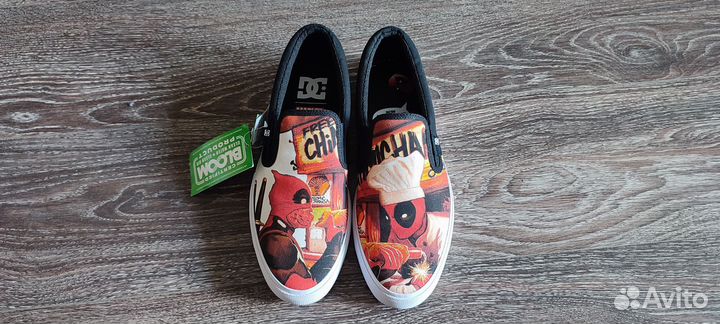 Кеды (слипоны) DC shoes marvel