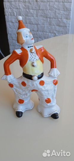 Статуэтка фарфор Клоун Вербилки
