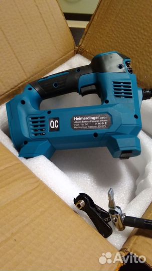 Компрессор акумуляторный автомобильный